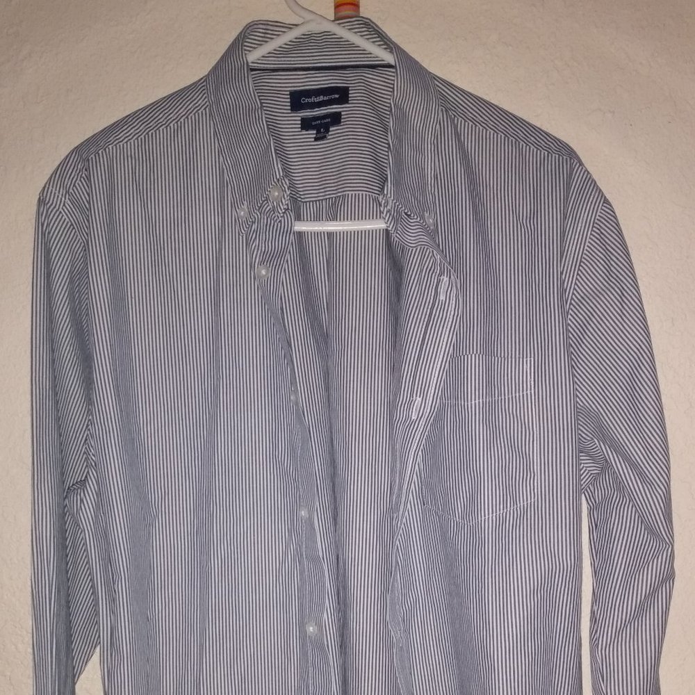 Croft & Barrow Men's Large Dress Shirt